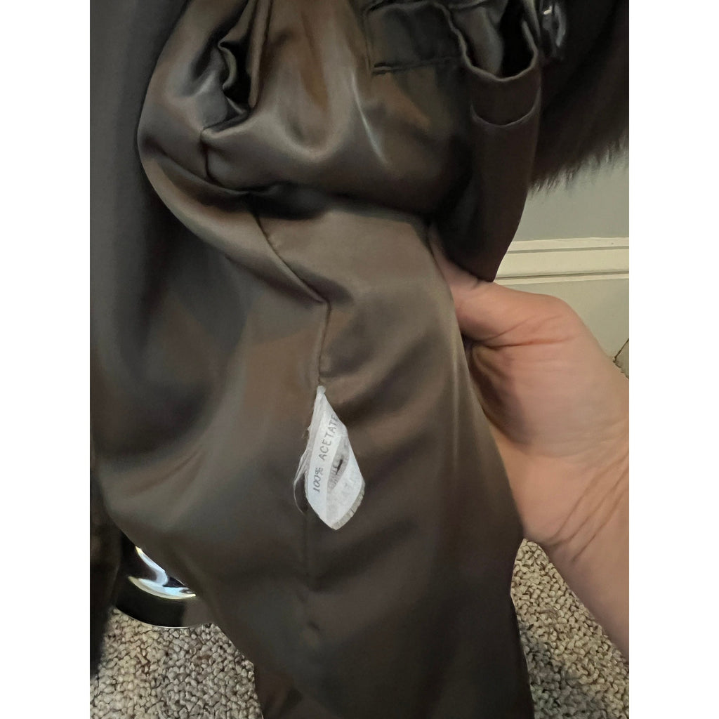 1960s Mink Coat with Fox Trim NWT