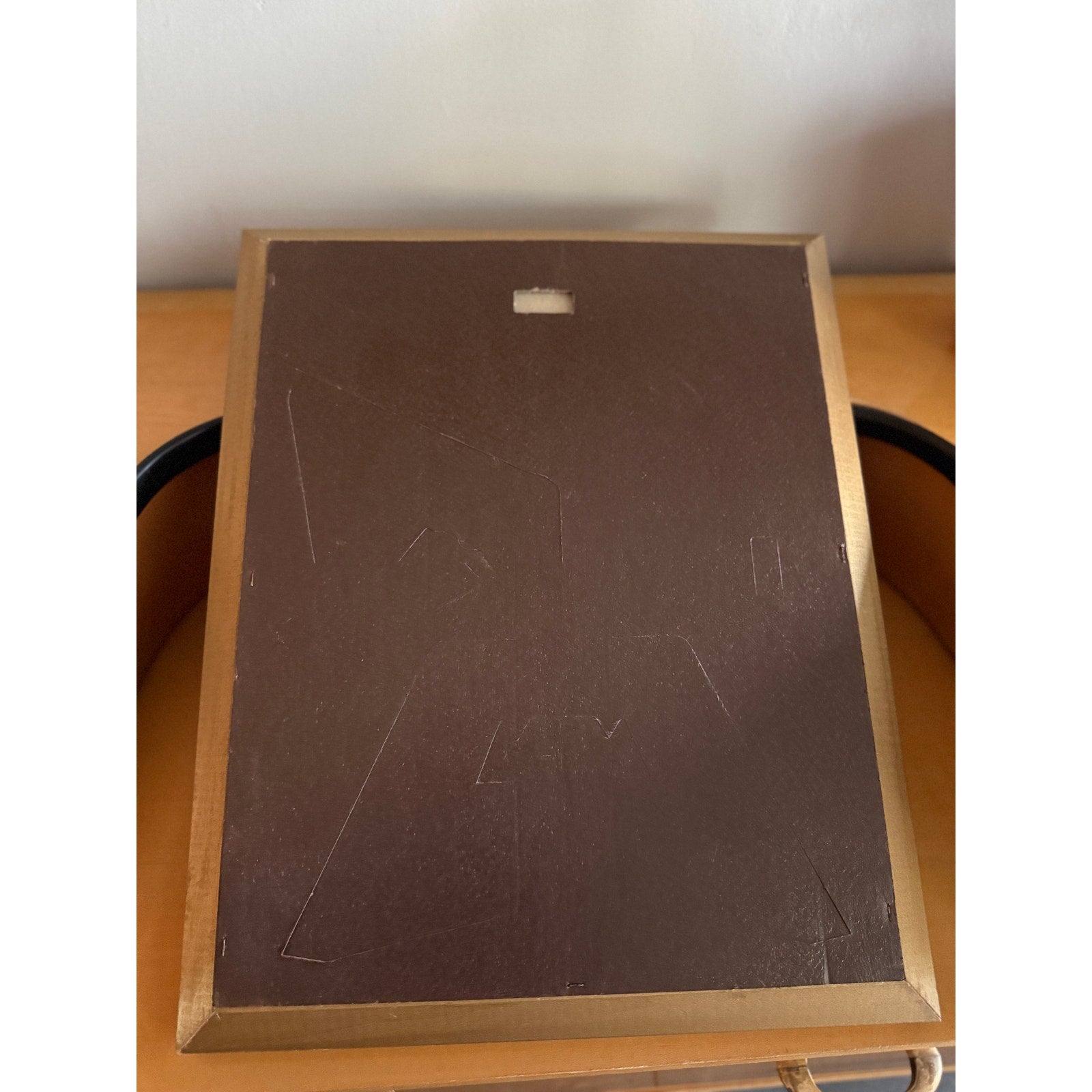 VTG Framed Print 1938 "Christmas Stocking Joy" Saturday Evening Post Cover Art