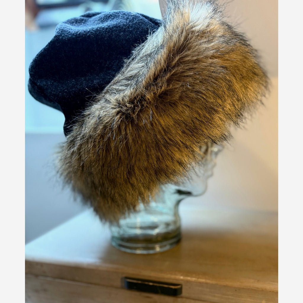 90s Tasha Polizzi Faux Fur Hat