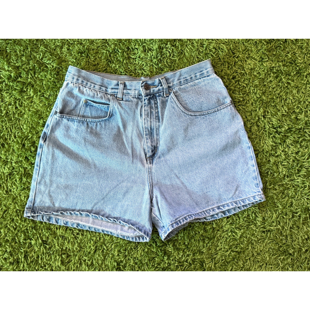 80s/90s Honors Light Wash High Waist Denim Shorts | 30W