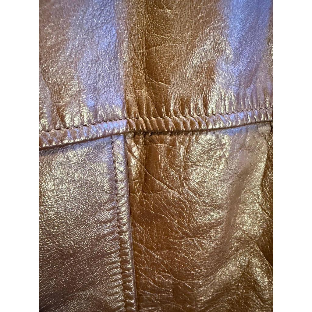 Vintage London Fog Leather Coat Men’s 50L