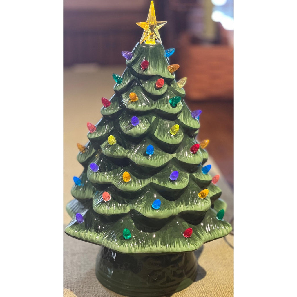 Vintage Mr. Christmas Ceramic Lighted Tree