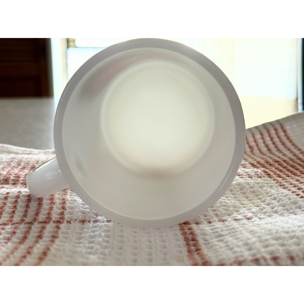 MCM Glasbake Apple Mug | Milk Glass