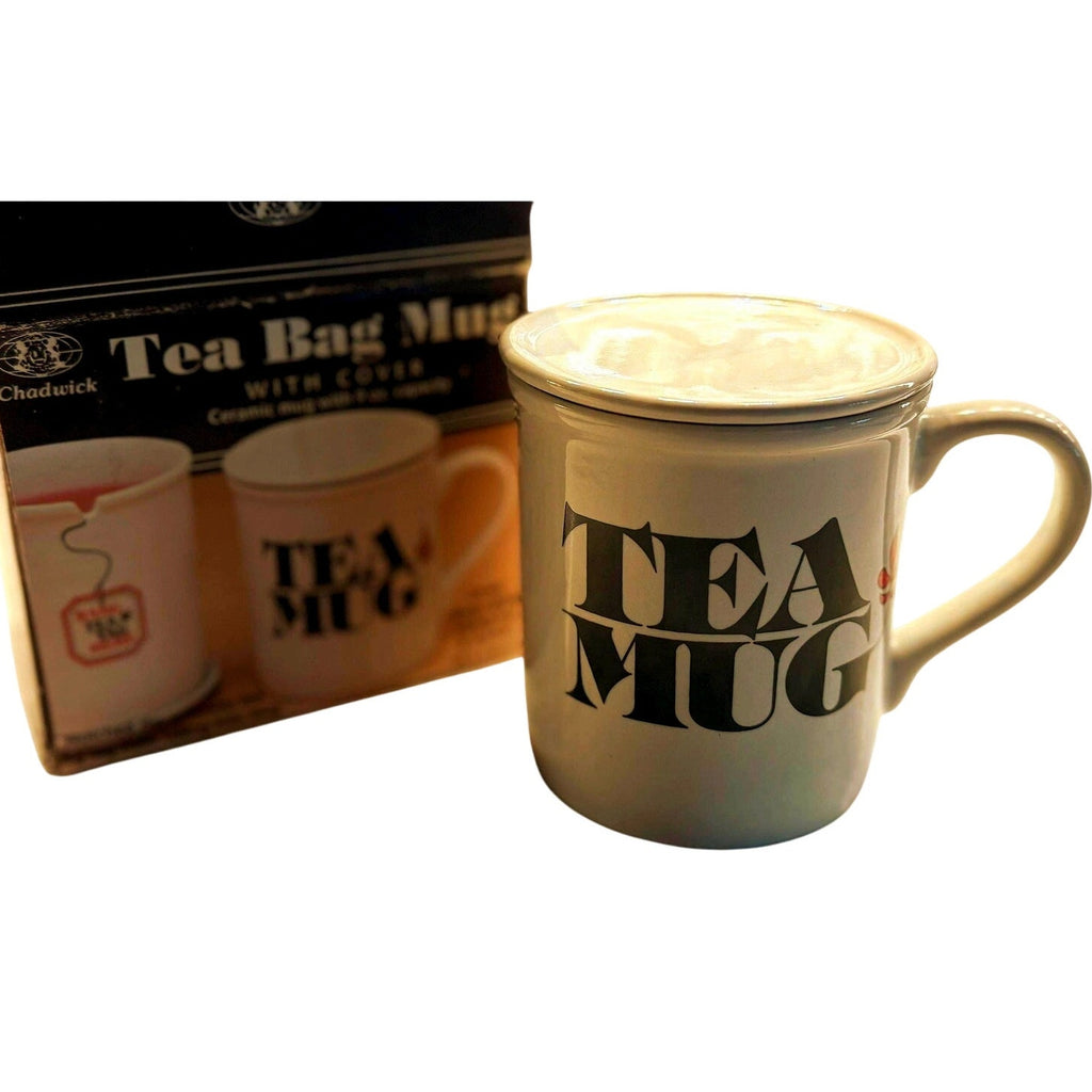 RARE 70s Chadwick Tea Bag Mug with Cover