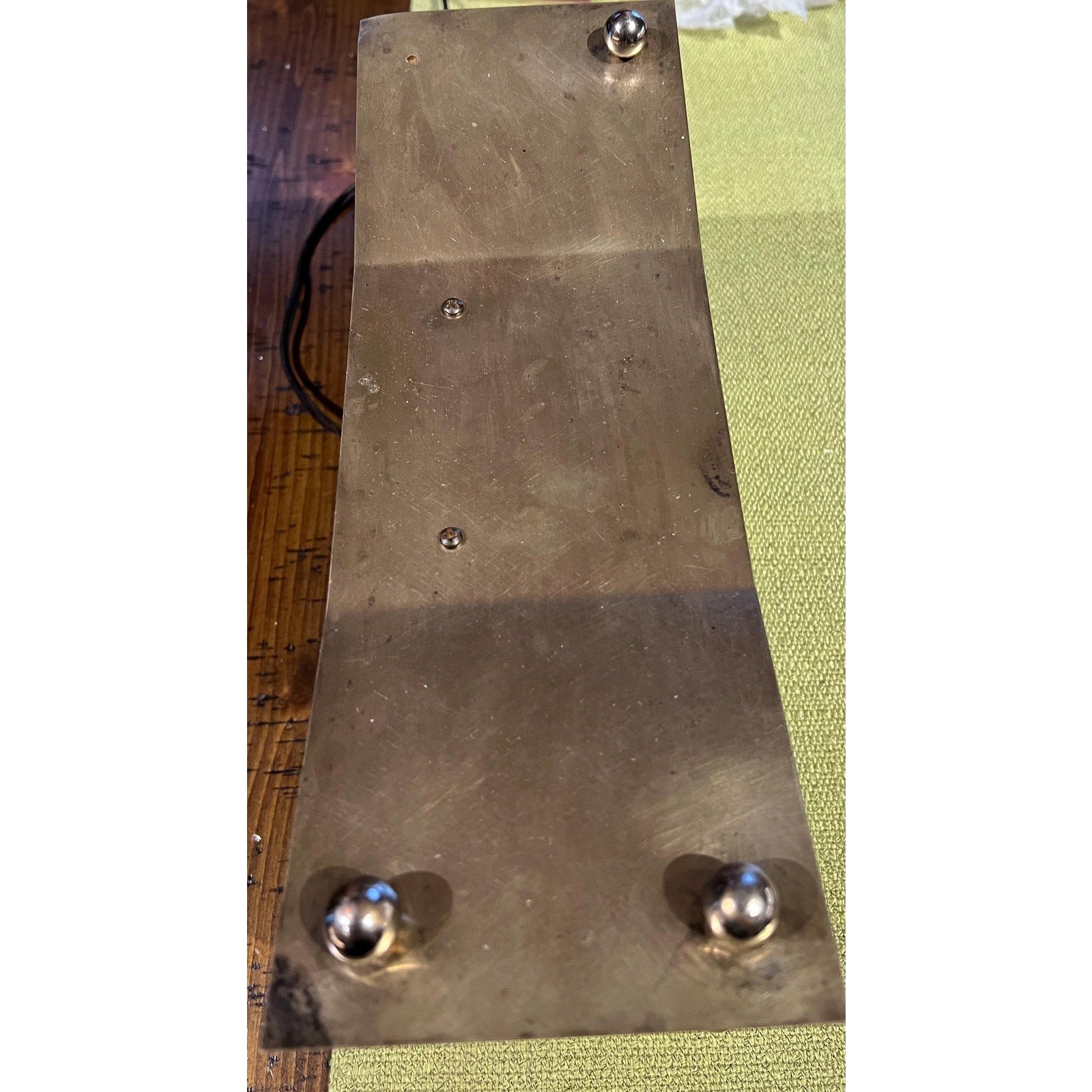 1950s/60s Atomic Age Bowtie Clock Light- RARE!