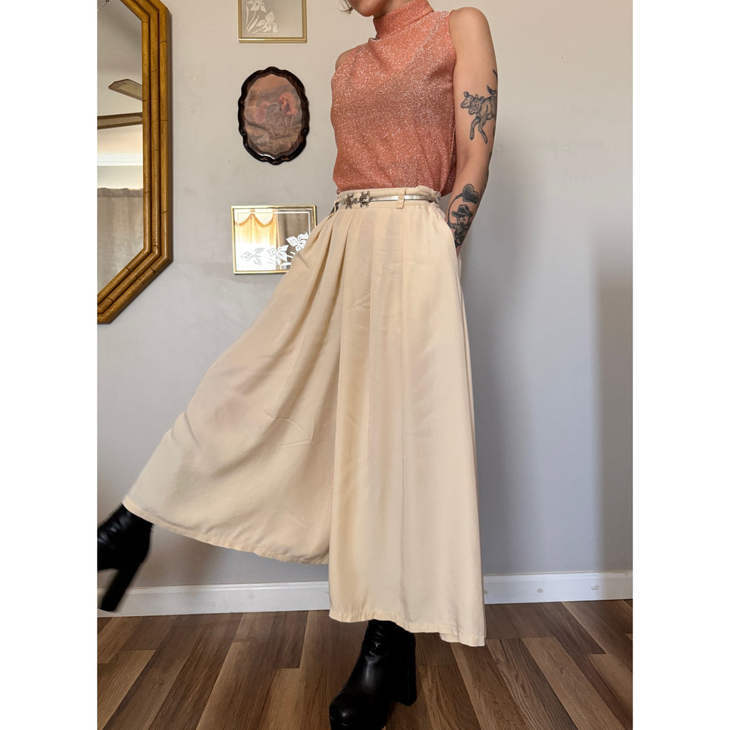 1990s Liz Sport Culottes | Gaucho Trousers | Size XS-S
