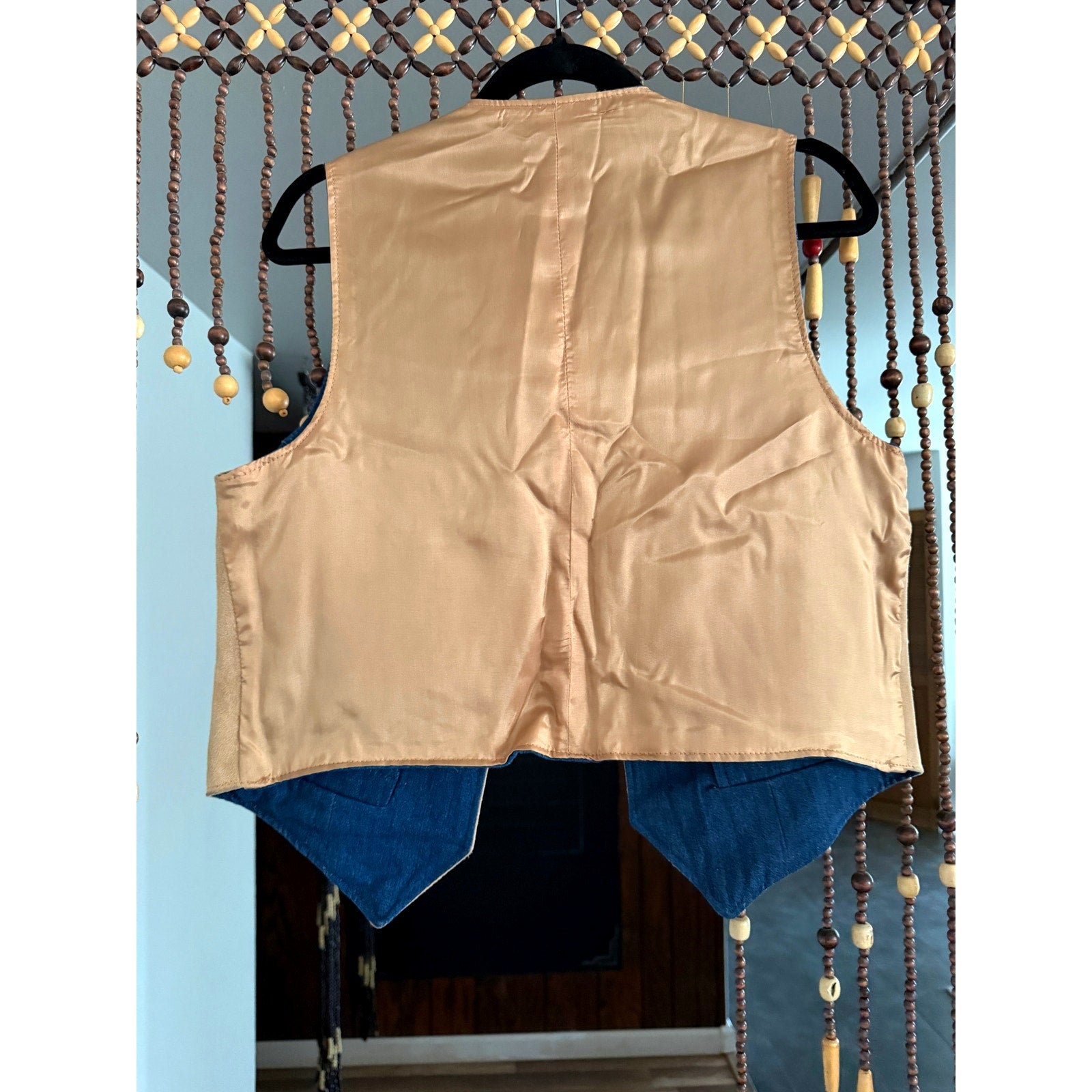 1970s/1980s Reversible Suede & Denim Jordache Vest | 38" Chest