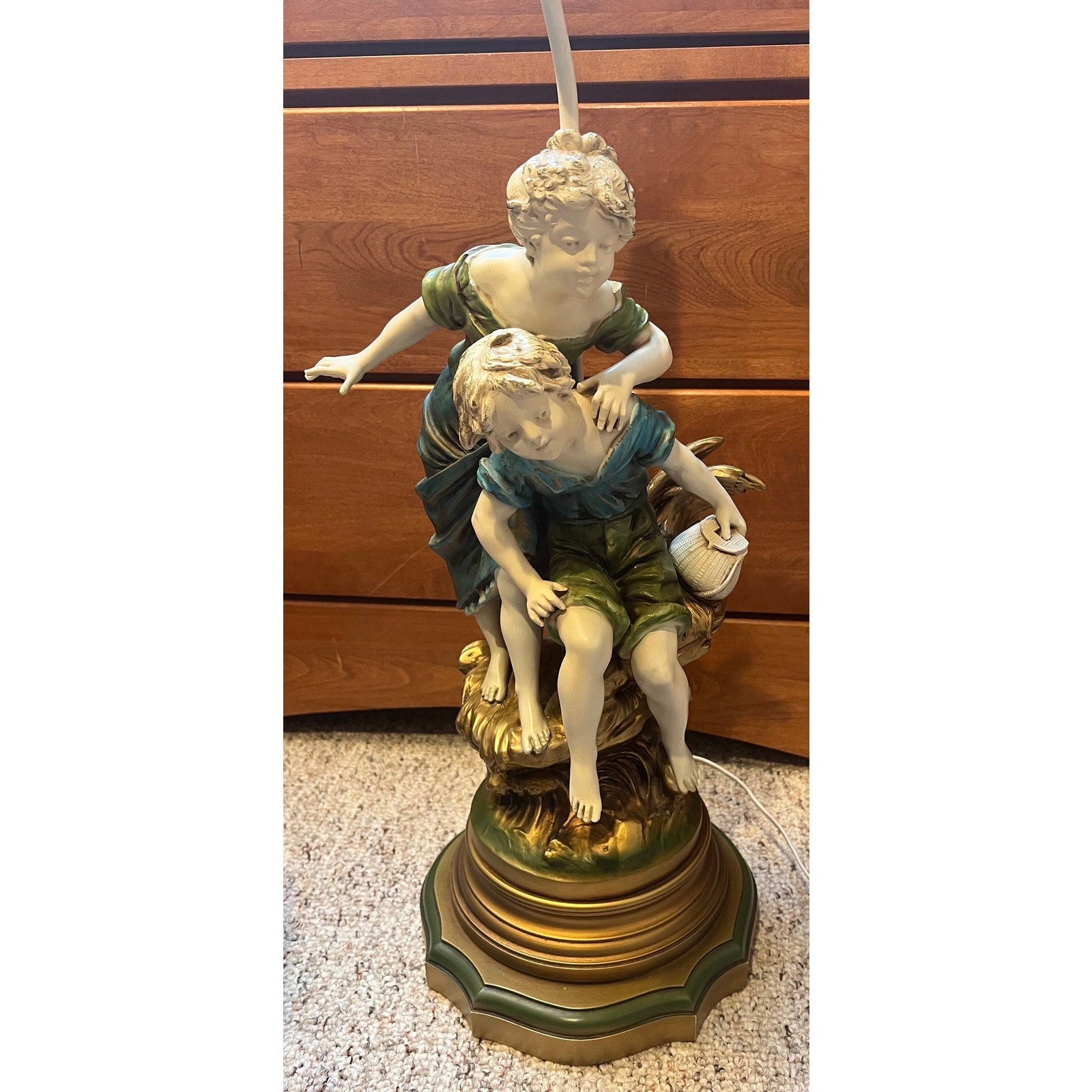 RARE Mid-Century L & F Moreau lamp