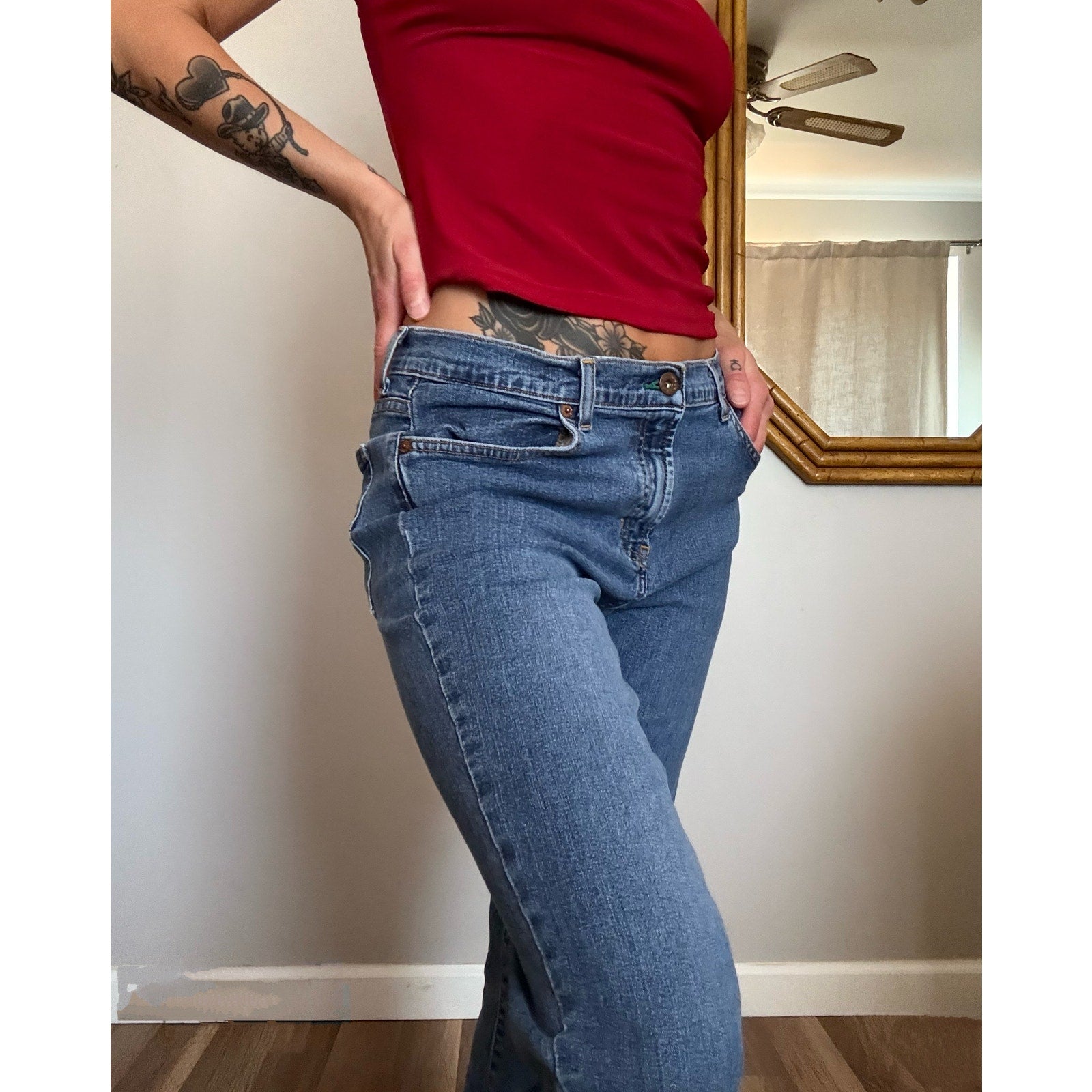 Vintage Y2K Tommy Hilfiger Low Rise Bootcut Jeans