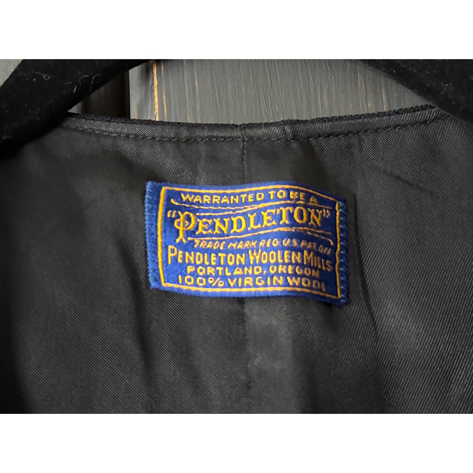 1960s Pendleton 100% Wool Tartan Waistcoat Vest | Medium