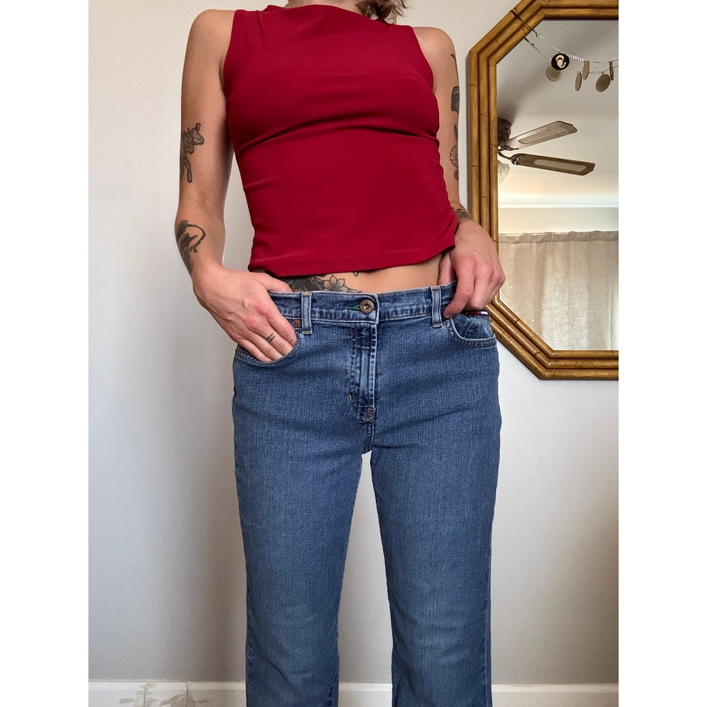 Vintage Y2K Tommy Hilfiger Low Rise Bootcut Jeans