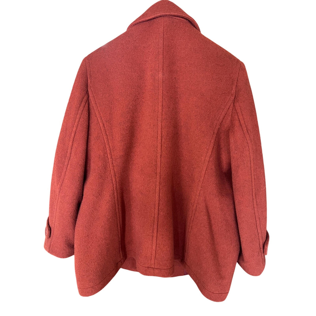 1980s LL Bean Wool Lined Peacoat Size 16P