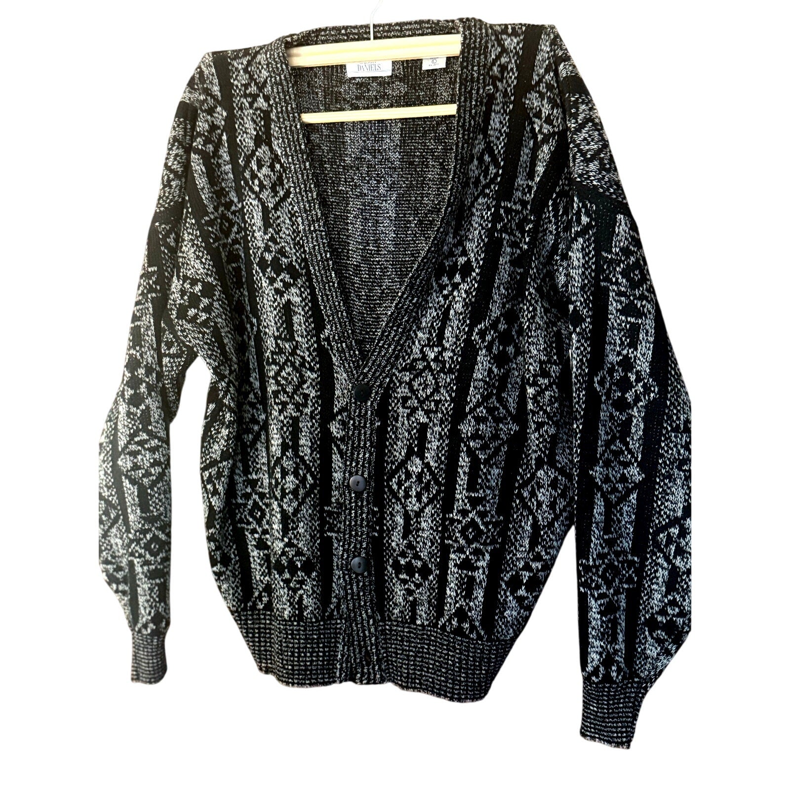 1980s Men’s Jason Daniels Cardigan | Large