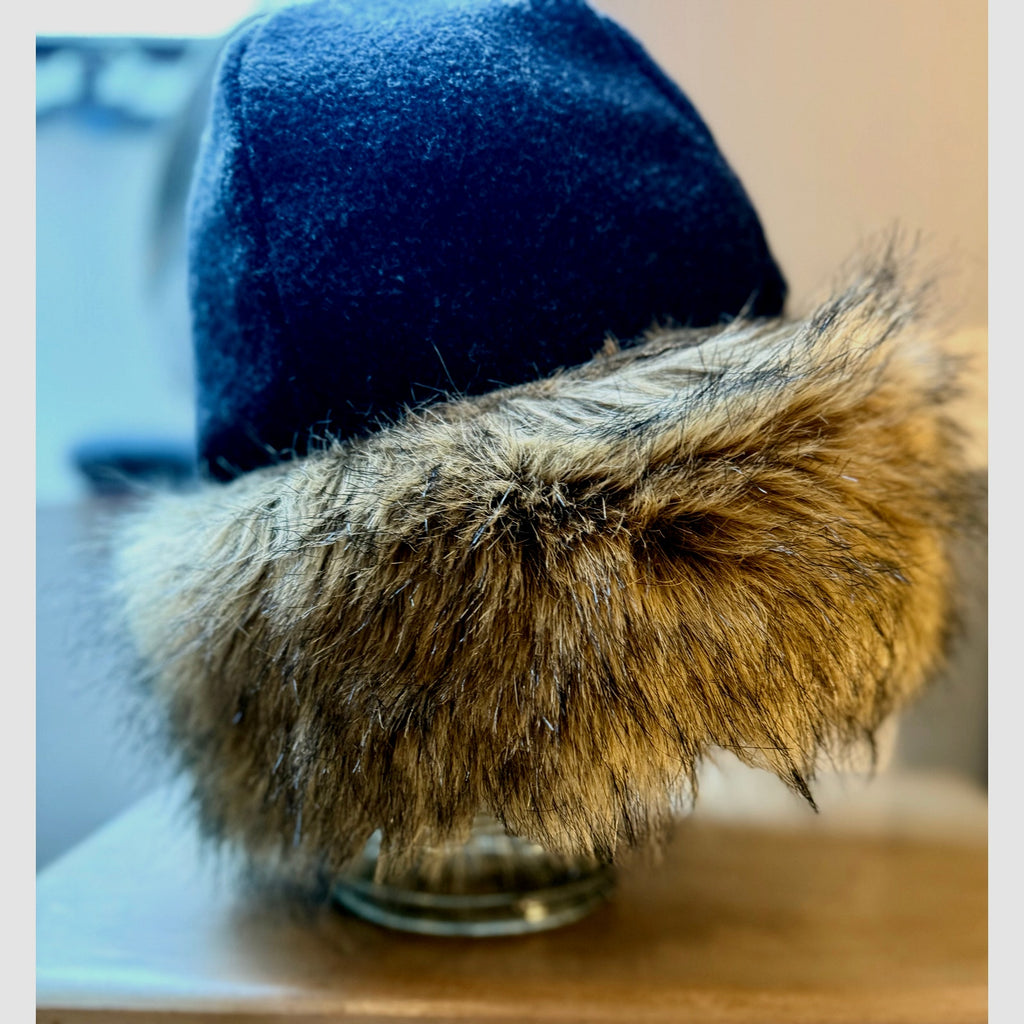 90s Tasha Polizzi Faux Fur Hat