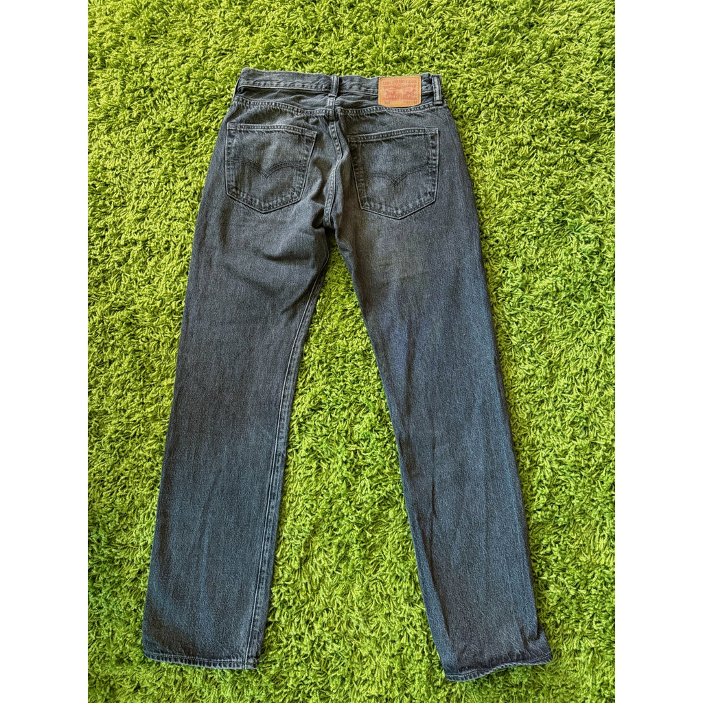 Vintage 501 Button Fly Straight Leg Levi's | Black Stone Wash (RARE) | W31 L32