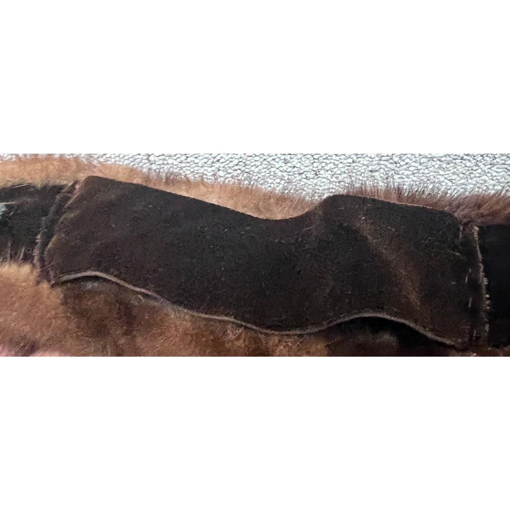 Vintage Brown Mink Collar Stole