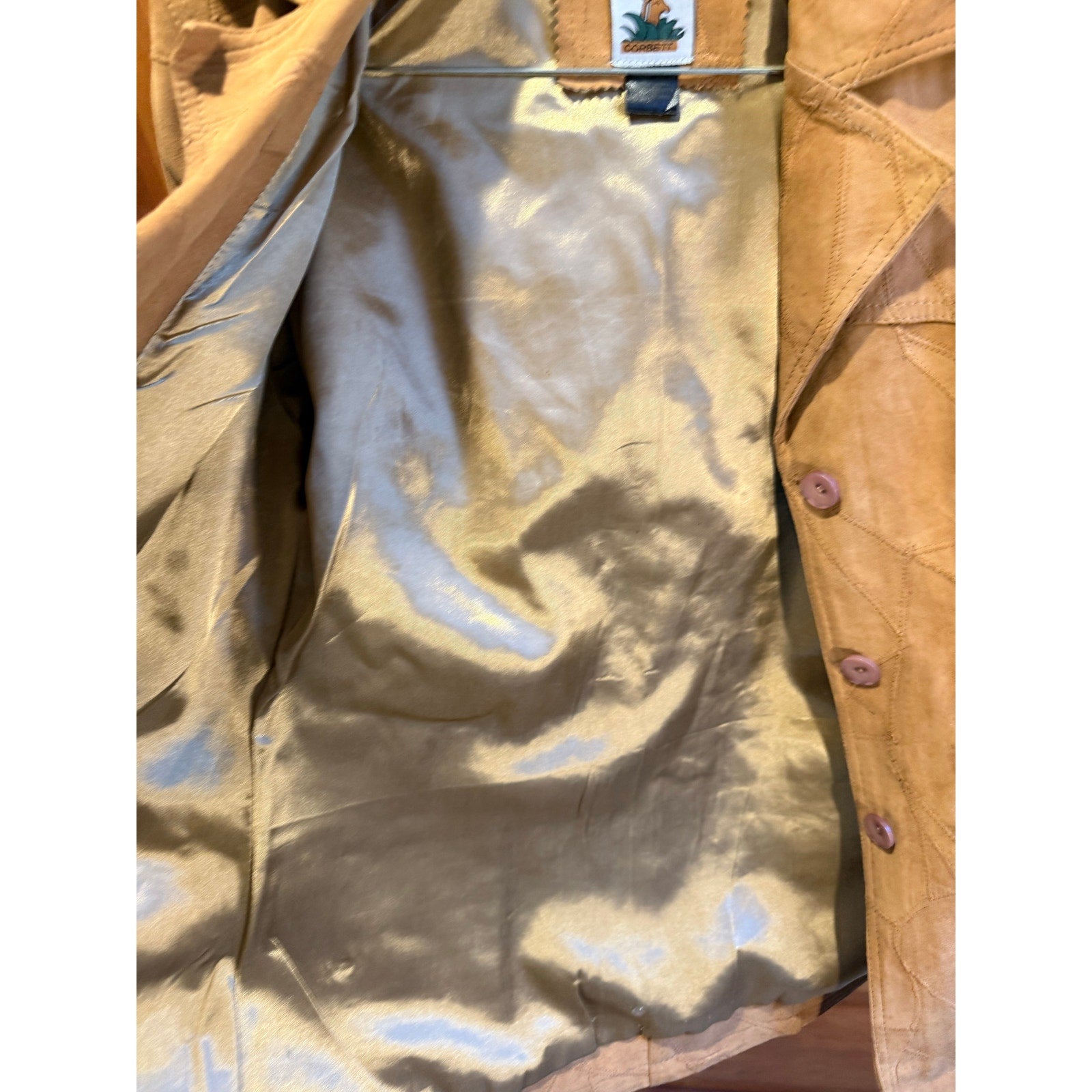 70s Vintage Suede Patchwork Blazer