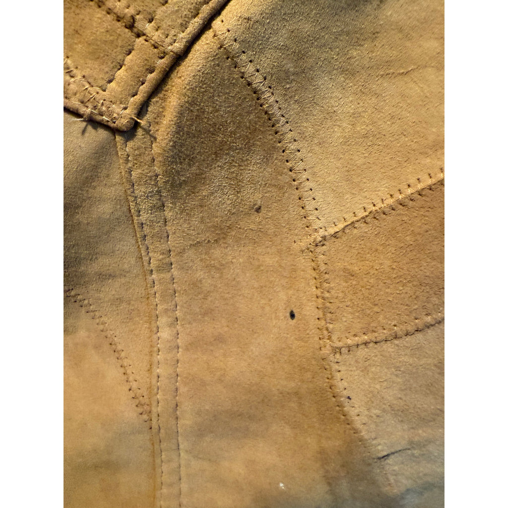 70s Vintage Suede Patchwork Blazer