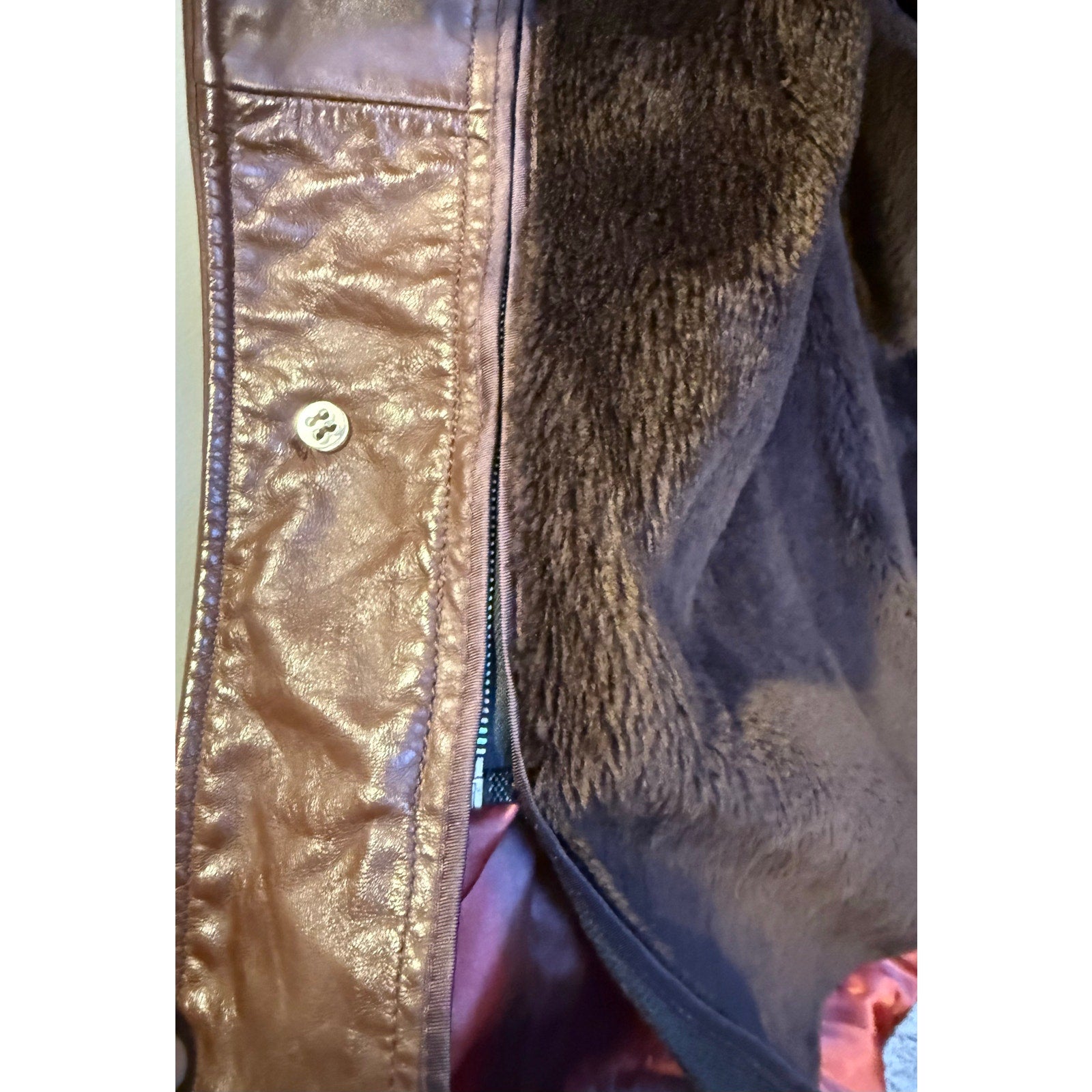 Vintage London Fog Leather Coat Men’s 50L