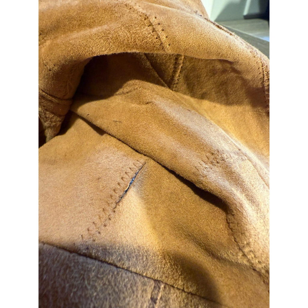 70s Vintage Suede Patchwork Blazer