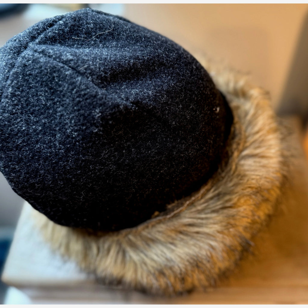 90s Tasha Polizzi Faux Fur Hat