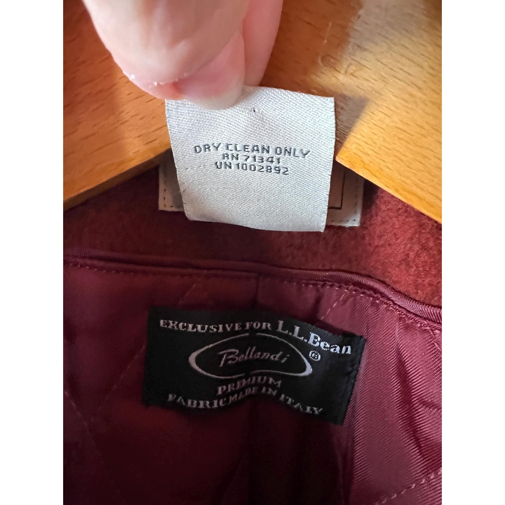 1980s LL Bean Wool Lined Peacoat Size 16P
