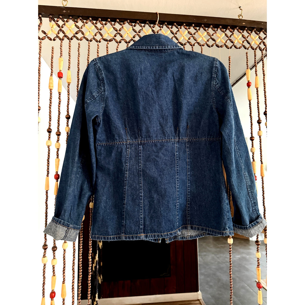 Vintage 80s Forenza Two Piece Denim Pants and Jacket Set