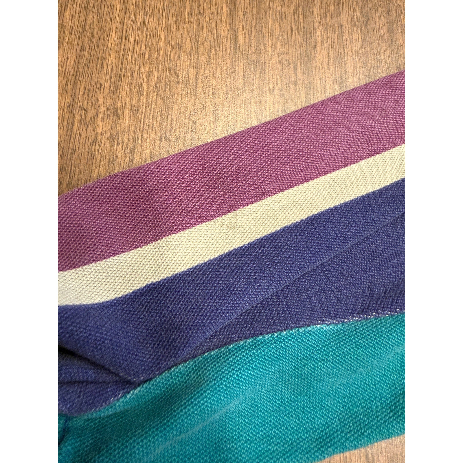 1990s Nautica Colorblock Striped Long Sleeve Rugby Shirt | 100% Cotton | XL