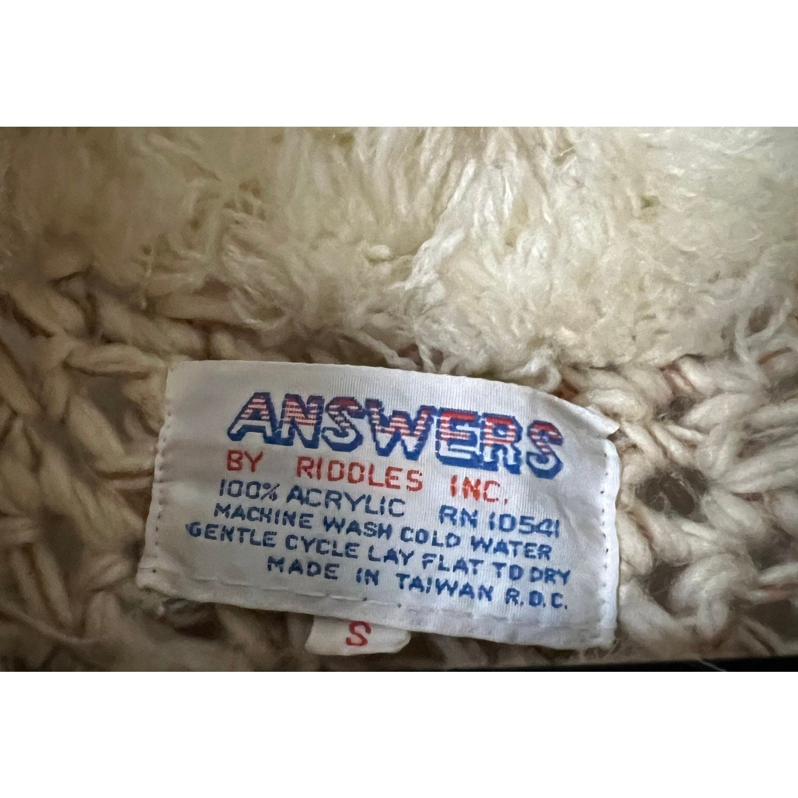 1970s Answers by Riddles Chunky Knit Fur Trim Long Cardigan / Sweater