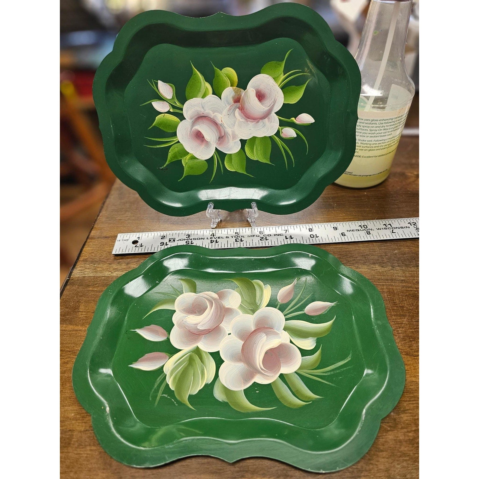 Vintage Tole Serving Trays - Set of 6