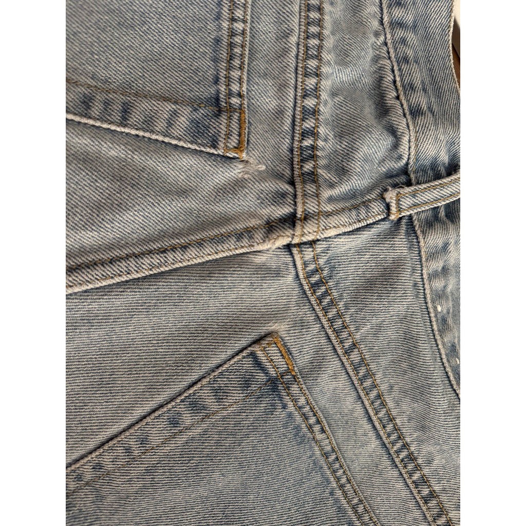 80s/90s Honors Light Wash High Waist Denim Shorts | 30W