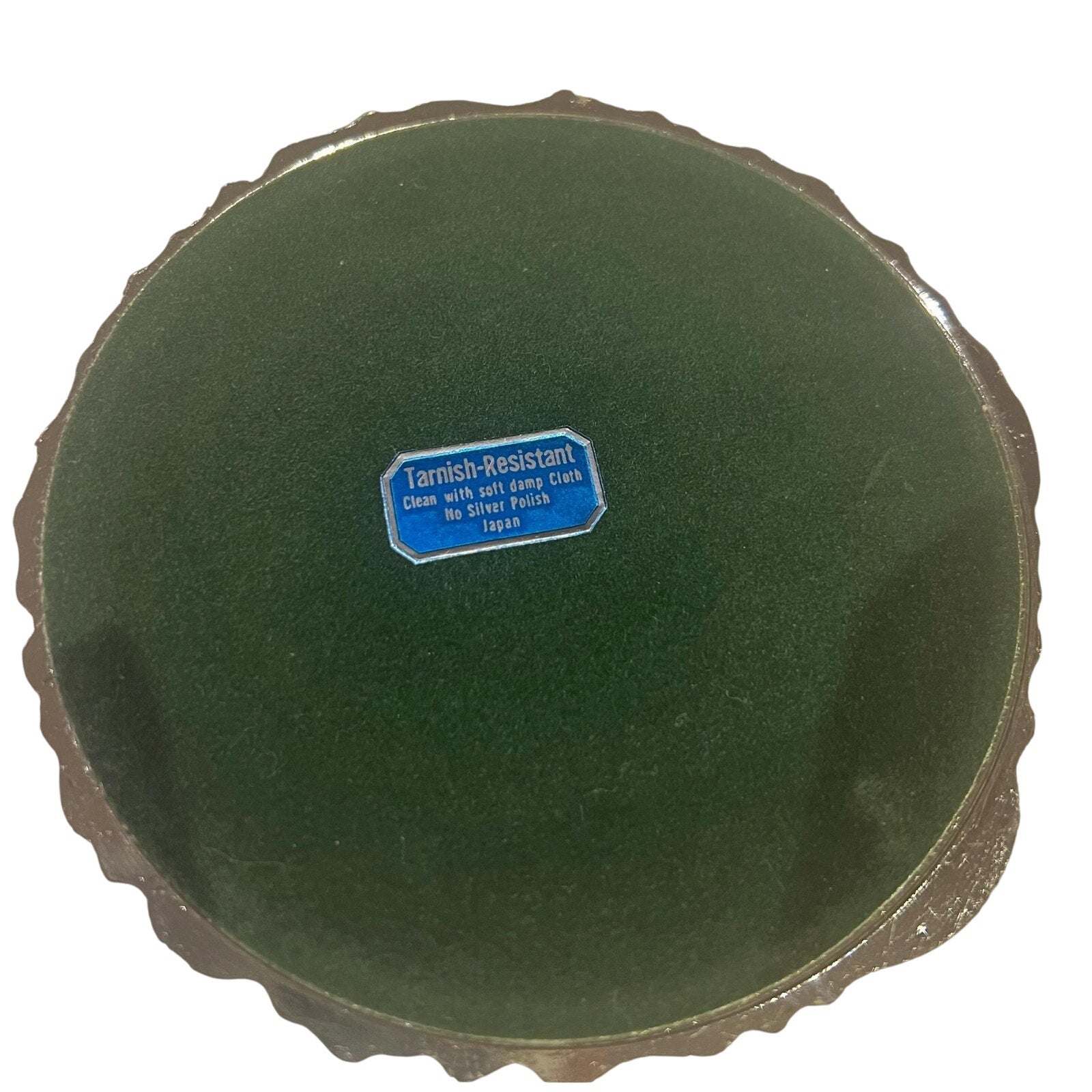 1980s Wm. A. Rogers for Oneita Holly Wreath Coasters (set of 6)