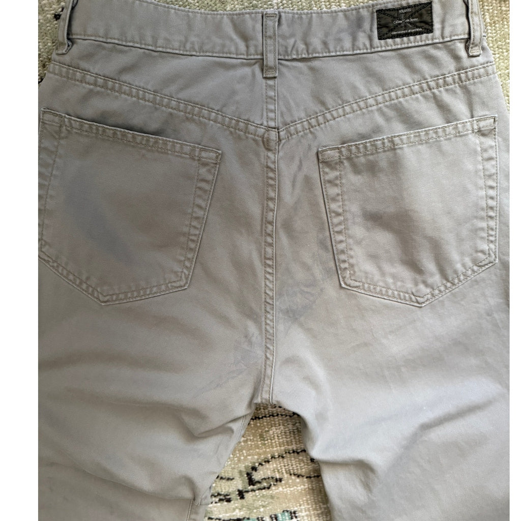 1990s Calvin Klein Khaki Pants | Straight Leg | 28"w