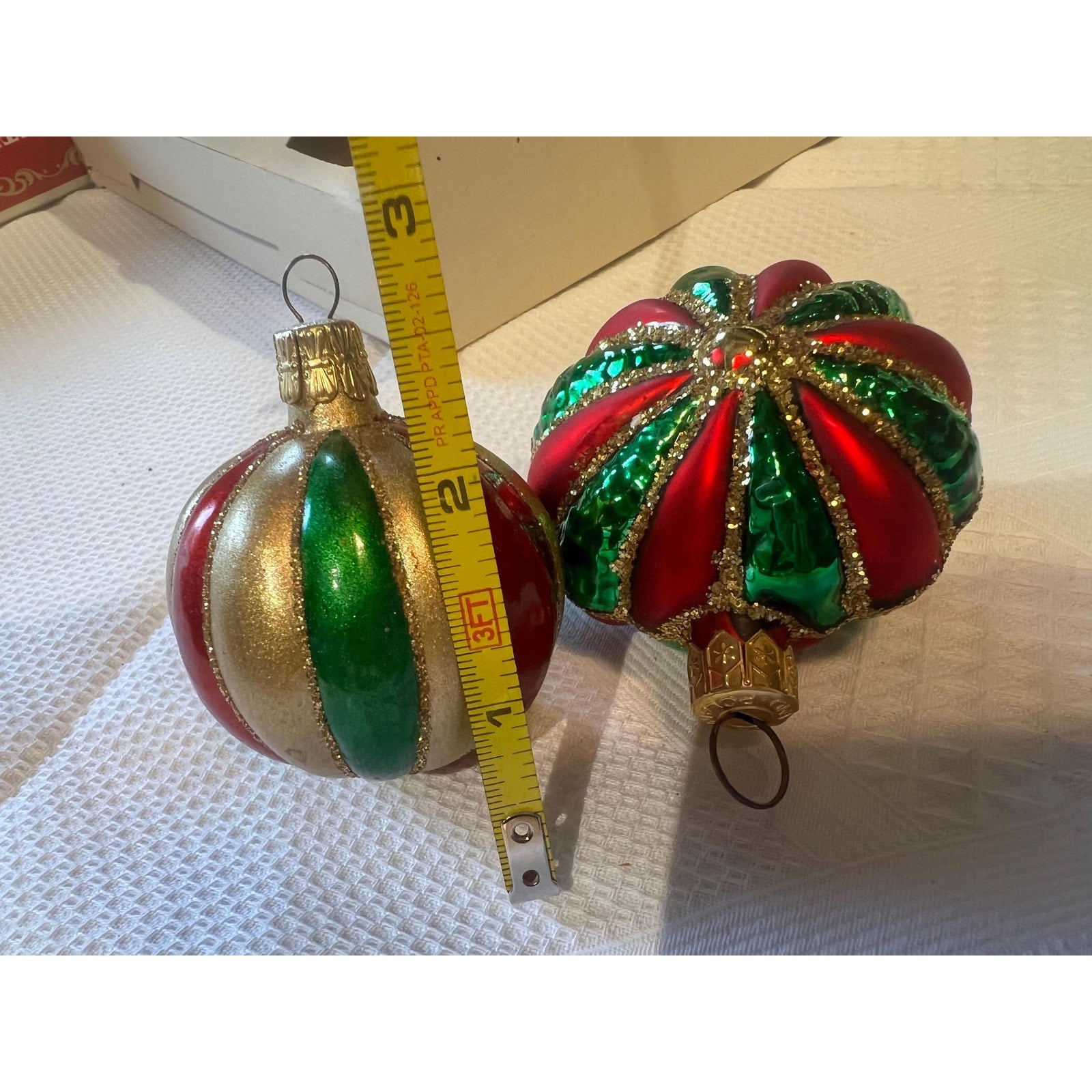 Vintage Shiny Brite Christmas Ornaments, mixed Czech Republic