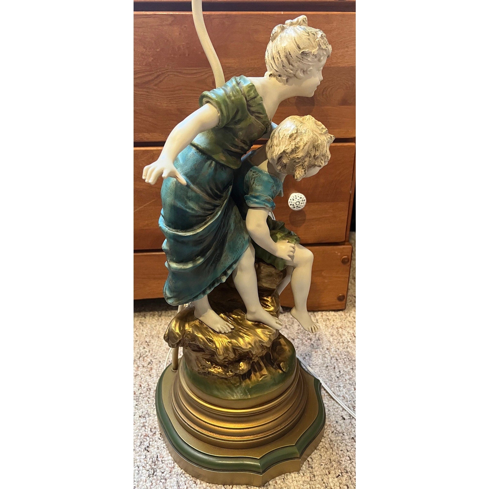 RARE Mid-Century L & F Moreau lamp