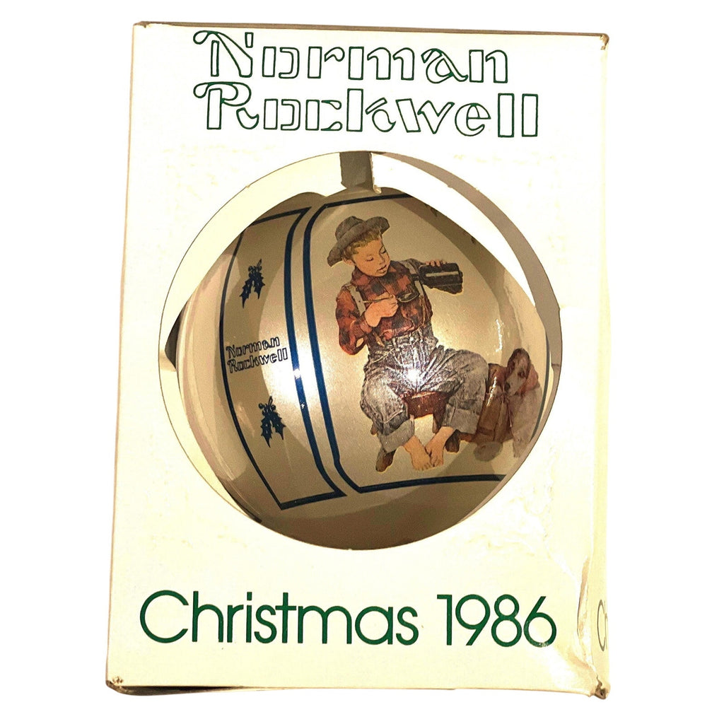 Limited Edition Norman Rockwell Collector Christmas Ornament 1986